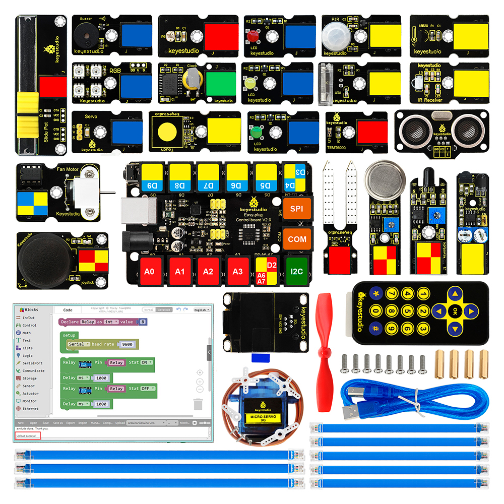 ערכת-בנייה-לארדואינו-Arduino-מורחבת-מבוססת-לוח-UNO-R3-בתוספת-ערכת-הרחבות-גדולה-עם-חיבורים-מהירים-KEYESTUDIO-Ultimate-Starter-Kit-עם-22-פרויקטים--2--3