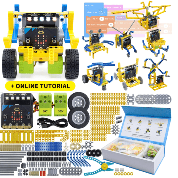 ערכת רובוטיקה מודולרית Micro:bit Variant Master 8-in-1 (תואמת לגו)